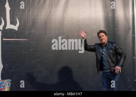 DORTMUND, Germania - 8 aprile: Attore Lochlyn Munro (Freddy vs. Jason, Scary Movie, incantato, Riverdale) al fine settimana di Inferno, una due giorni (7-8 aprile 2018) orrore-ventola a tema convenzione. Credito: Markus Wissmann/Alamy Live News Foto Stock