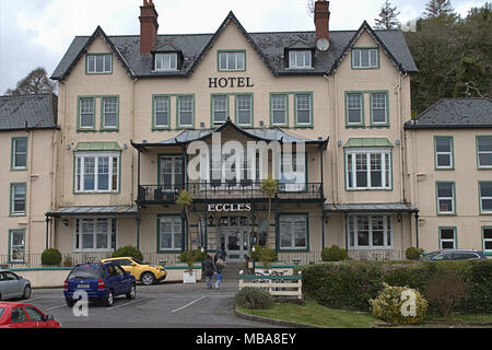 Eccles Hotel Glengarriff, West Cork, Irlanda, risalente alla metà del settecento. Glengarriff è una popolare destinazione turistica sulla costa del West Cork. Foto Stock