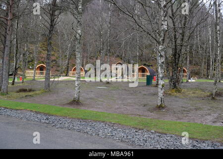 'Loch Katrine trossachs Highlands della Scozia'trossachs'highlands' 'Scotland'steamship' 'sir walter scott" "la signora del lago' 'beinn chabbair'. Foto Stock