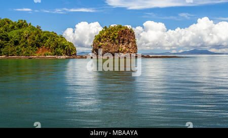 Nosy Tanikely isola, area marina protetta di Nosy Be, Madagascar Foto Stock