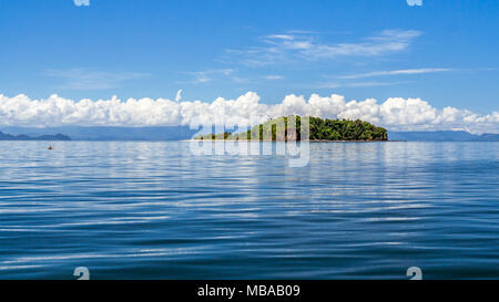 Nosy Tanikely isola, area marina protetta di Nosy Be, Madagascar Foto Stock