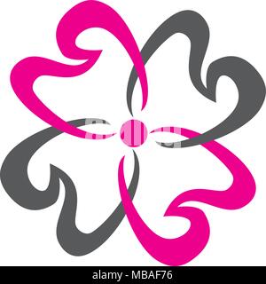 Per le cure dentarie Logo Design Template Vector Illustrazione Vettoriale