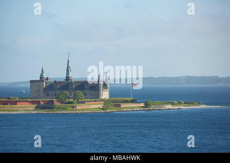 Il Castello di Kronborg a Helsingor, Danimarca. Foto Stock