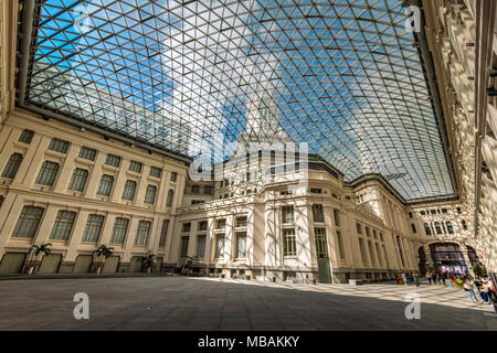 Galeria de Cristal, Cibele Palace, Madrid, la Comunità di Madrid, Spagna Foto Stock