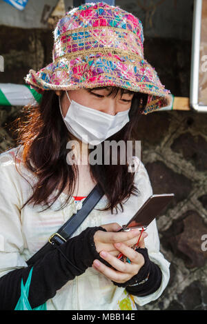 Tokyo Giappone,Asia,Oriente,Harajuku,asiatici asiatici immigrati etnici minoranza,orientale,adolescenti adolescenti adolescenti adolescenti adolescenti giovani adolescenti, adu Foto Stock