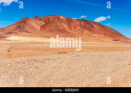 Rock e le formazioni di sabbia nel deserto di Atacama, confine tra Argentina e Cile Foto Stock