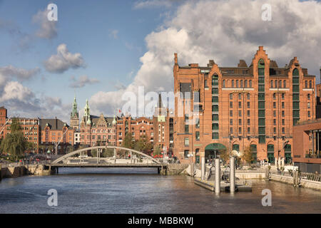 International Maritime Museum nella storica Speicherstadt Foto Stock