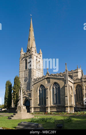 Tutti i santi della chiesa parrocchiale, Oakham, Rutland, Inghilterra, Regno Unito. Foto Stock