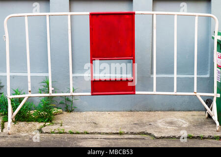 Fencet per la progettazione e la decorazione di isolare su sfondo close up Foto Stock