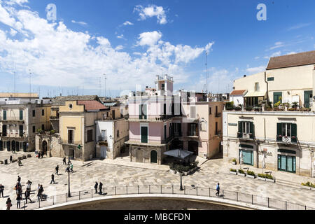 Bitonto, Italia - 05 Maggio 2017: vista della piazza principale a Bitonto, Puglia, Italia Foto Stock