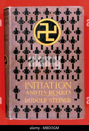 Iniziazione e i suoi risultati, un libro di Rudolf Steiner circa heindeliano. 1910 Foto Stock