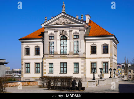 Varsavia, Mazovia / Polonia - 2018/04/07: Quartiere storico di Varsavia città vecchia - Fryderyk Chopin Museum presso il Palazzo Ostrogski Foto Stock