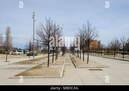 Un parco a Santa Susanna in Costa Brava regione della Spagna. Foto Stock