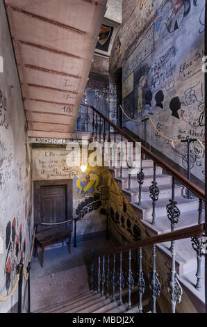 Studentenkarzer, Universität Heidelberg, Baden-Württemberg, Deutschland, Europa Foto Stock