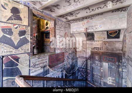 Studentenkarzer, Universität Heidelberg, Baden-Württemberg, Deutschland, Europa Foto Stock