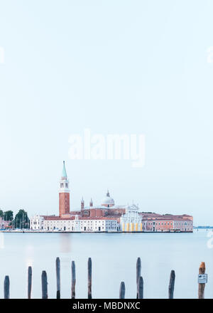 Venezia, Italia. L'isola di San Giorgio Maggiore Foto Stock