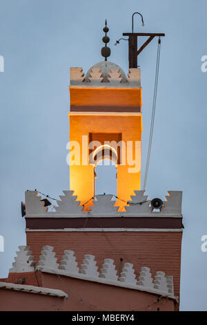 Piazza Jemaa El Fna a Marrakech, Marocco, Africa del Nord Foto Stock