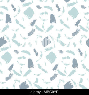 Abstract Vector grunge seamless pattern con spazzola ad acquerello Foto Stock