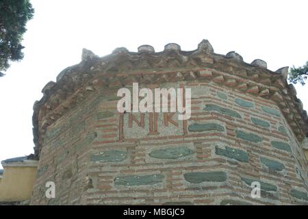 Vlatadon storico monastero di Tessalonica è costruito sul leggendario luogo dove Paolo visitato per la prima volta e predicato mentre visitavamo la città in atti. Foto Stock