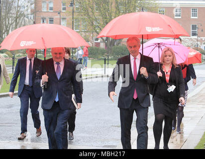 Accordo del Venerdì Santo anniversario Queens University di Belfast. Foto Stock