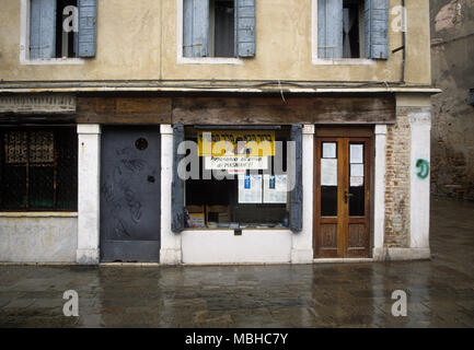 Locali ebraica in Campo del Ghetto a Venezia zona Foto Stock