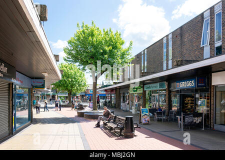 Totton shopping centre, Totton, Totton e Eling, Hampshire, Inghilterra, Regno Unito Foto Stock