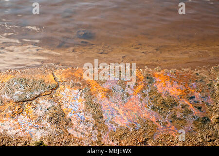 Il Lac de Guerlédan deve essere scaricata tra aprile e novembre 2015, Côtes-d'Armor, Brittany, Francia. Foto Stock