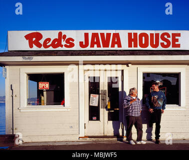 Rosso della casa di Java Foto Stock