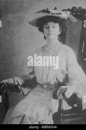 Ritratto di Madame Alice Roosevelt Longworth ( 1884 - 1980 ) Presidente Theodore Roosevelt della figlia - Fotografia di Anonyme Foto Stock