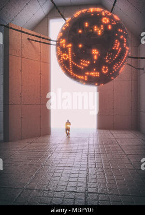 Alien orb Foto Stock