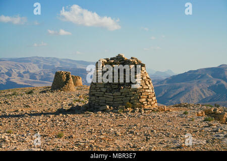 Età del Bronzo tombe e torri, Jaylah, Oman Foto Stock