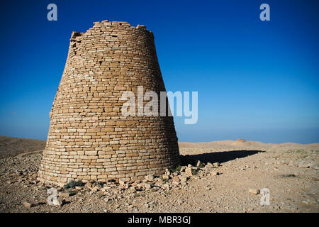 Età del Bronzo tombe e torri, Jaylah, Oman Foto Stock