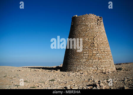 Età del Bronzo tombe e torri, Jaylah, Oman Foto Stock