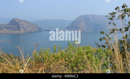 Diga di Idukki Arch - la prima diga ad arco dell'Asia - turismo del Kerala - India Foto Stock