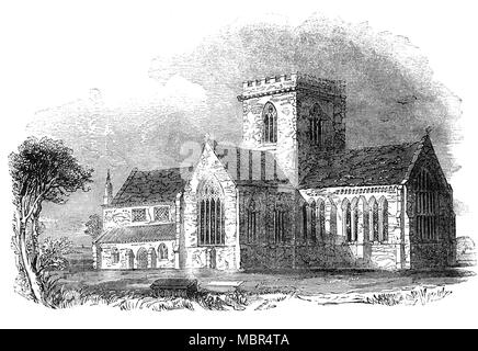 La Chiesa Cattedrale dei Santi Asaf e Cyndeym, comunemente denominato St Asaph Cattedrale è una cattedrale in Denbighshire, il Galles del Nord. Il Duomo risale a 1.400 anni, mentre l'edificio attuale risale al XIII secolo ed è a volte sostenuto di essere la più piccola cattedrale anglicana in Gran Bretagna. Le prime parti del presente data di costruzione del XIII secolo quando un nuovo edificio fu iniziato sul sito dopo la pietra originale cattedrale fu bruciato da re Edoardo I nel 1282. La ribellione di Owain Glyndŵr ha provocato in parte della cattedrale di essere ridotta ad un rudere per settanta anni. Foto Stock