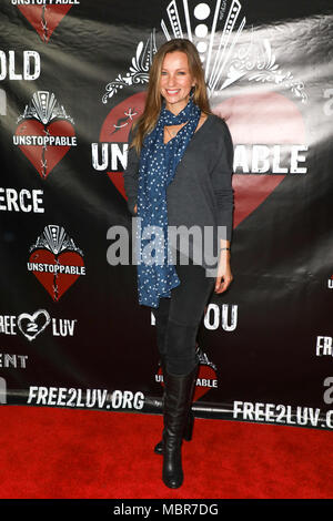 "Inarrestabile" Fundraiser Event per Free2Luv, tenutosi presso il Regent Theatre DTLA in Los Angeles, California. Dotato di: Ieva Georges dove: California, Stati Uniti quando: 10 Mar 2018 Credit: Sheri Determan/WENN.com Foto Stock