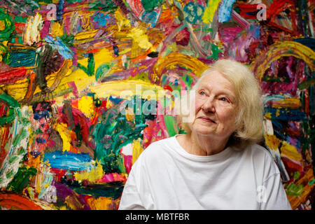 Gillian Ayres, artista che ha morto di recente Foto Stock