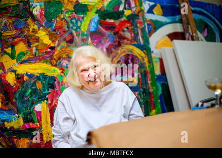 Gillian Ayres, artista che ha morto di recente Foto Stock