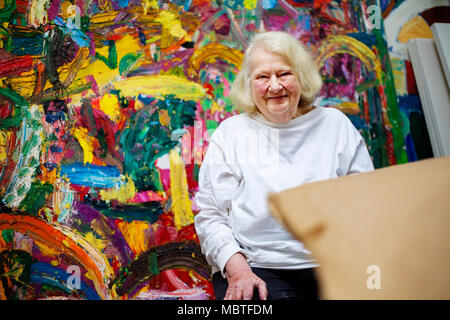 Gillian Ayres, artista che ha morto di recente Foto Stock