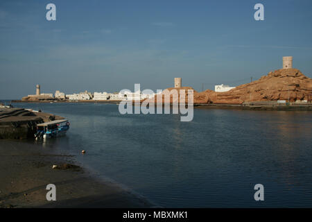 Sur Harbour, southern Oman Foto Stock