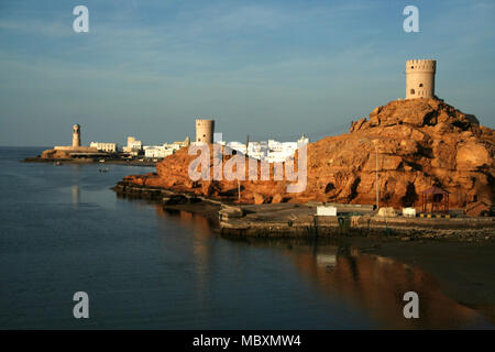 Sur Harbour, southern Oman Foto Stock