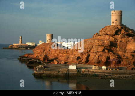 Sur Harbour, southern Oman Foto Stock