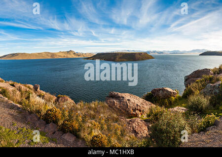 Lago Umayo è un lago in Puno la regione del Perù Foto Stock