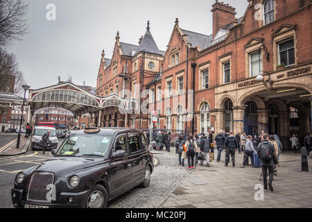 Sir Edward Watkin's Marylebone Rail Station, Marile grande casa centrale, Melcombe Place, Londra NW1 Foto Stock