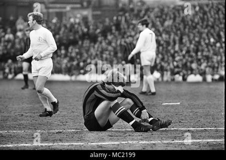 Leeds v uomo Città 1970 Foto Stock