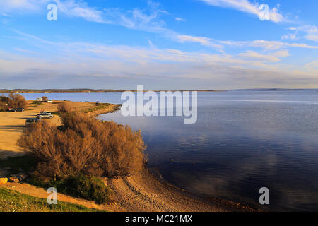 NarbonnaiseParc naturale, Bages Bay, Narbonne Francia Foto Stock