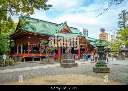 Nezu Santuario a Tokyo in Giappone Foto Stock