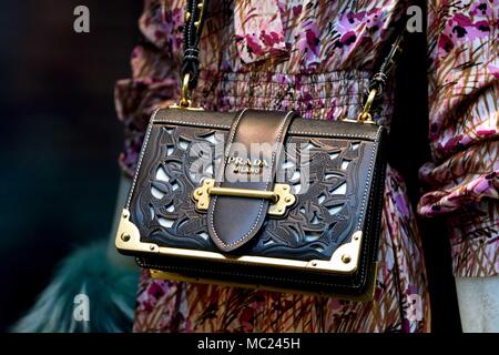 Prada Milano Moda Firenze Italia Foto Stock