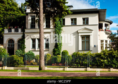 Jurmala architettura in legno Foto Stock