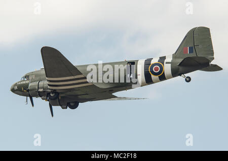 Douglas C-47 Dakota ZA947 Battle of Britain Memorial Flight Foto Stock